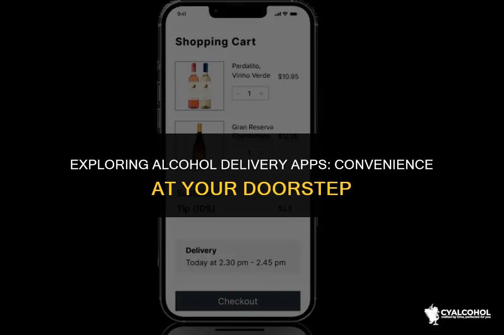 does any app deliver alcohol