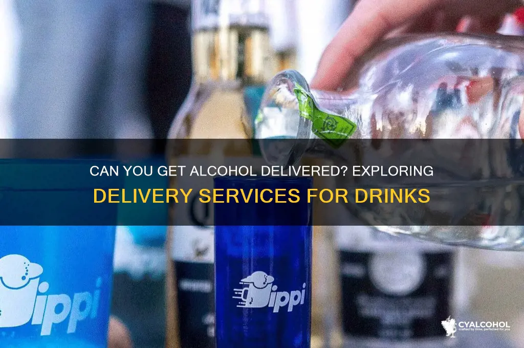 does any delivery service deliver alcohol