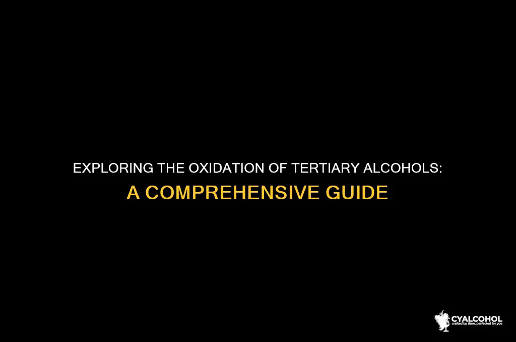 does anything oxidize tertiary alcohols