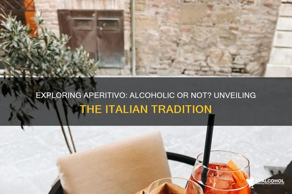 does aperitivo have alcohol