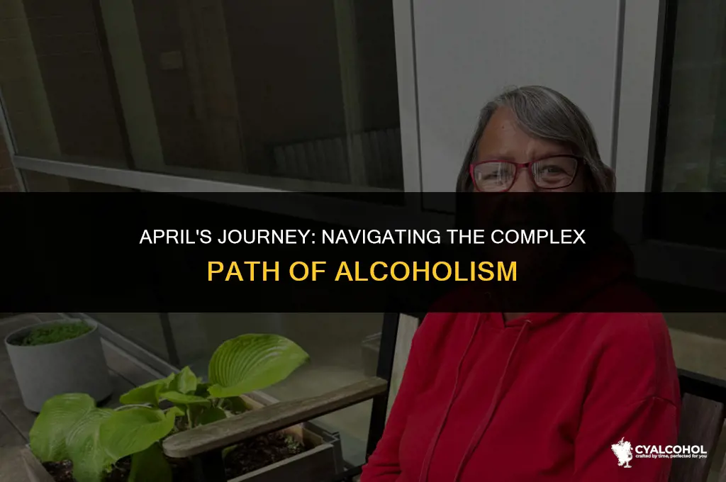does april become an alcoholic