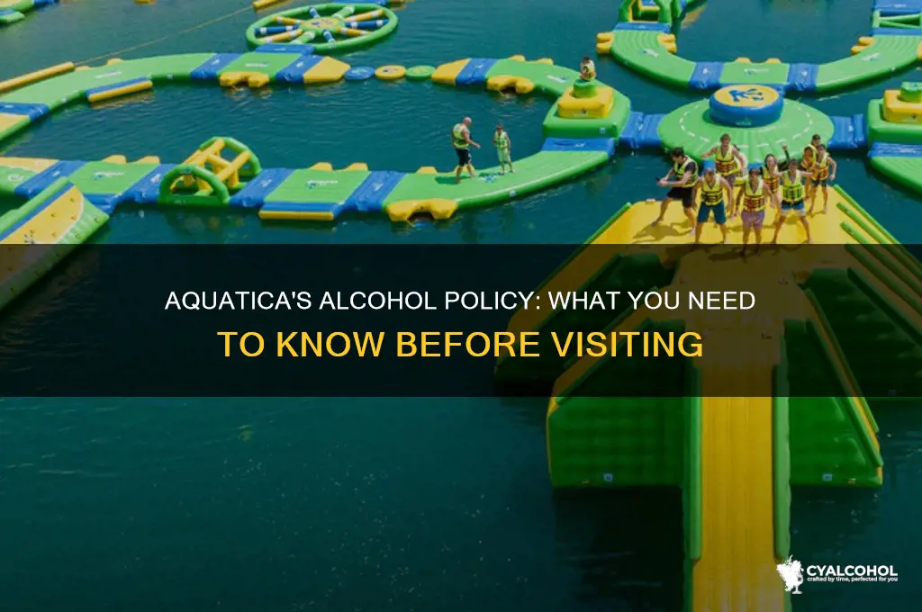 does aquatica have alcohol