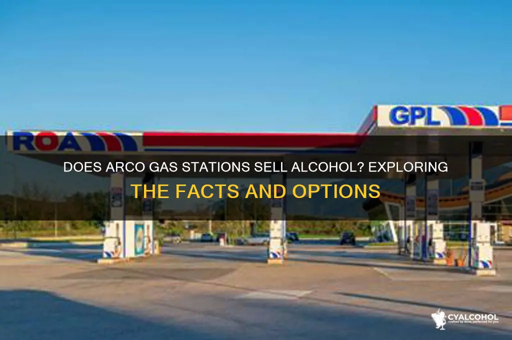 does arco have alcohol