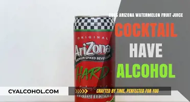 Arizona Watermelon Fruit Juice Cocktail: Alcohol Content Explained