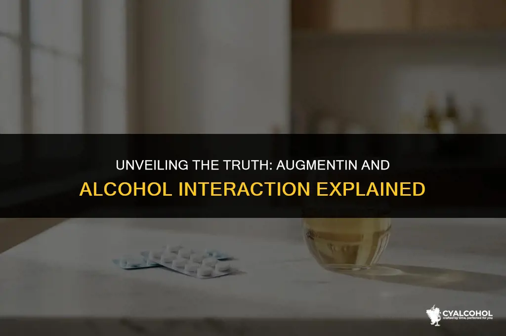 does augmentin interact with alcohol