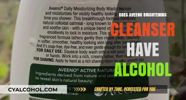 Aveeno Brightening Cleanser: Alcohol Content and Ingredients Explained
