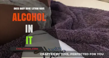 Does Baby Dove Lotion Contain Alcohol? A Parent's Guide