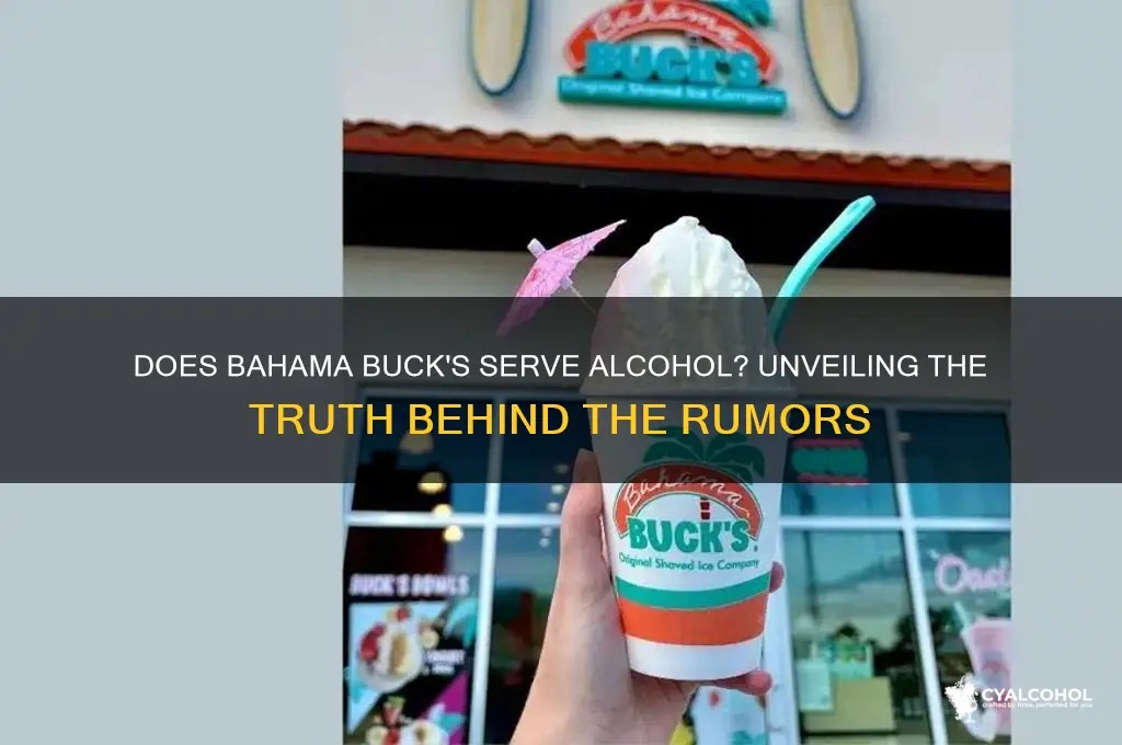 does bahama buck