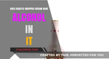 Does Baileys Whipped Cream Contain Alcohol? A Detailed Answer