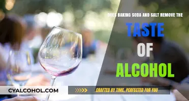 Baking Soda and Salt: Alcohol Taste Removal?