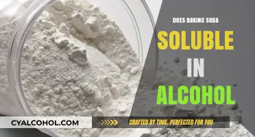 Is Baking Soda Soluble in Alcohol? A Comprehensive Guide