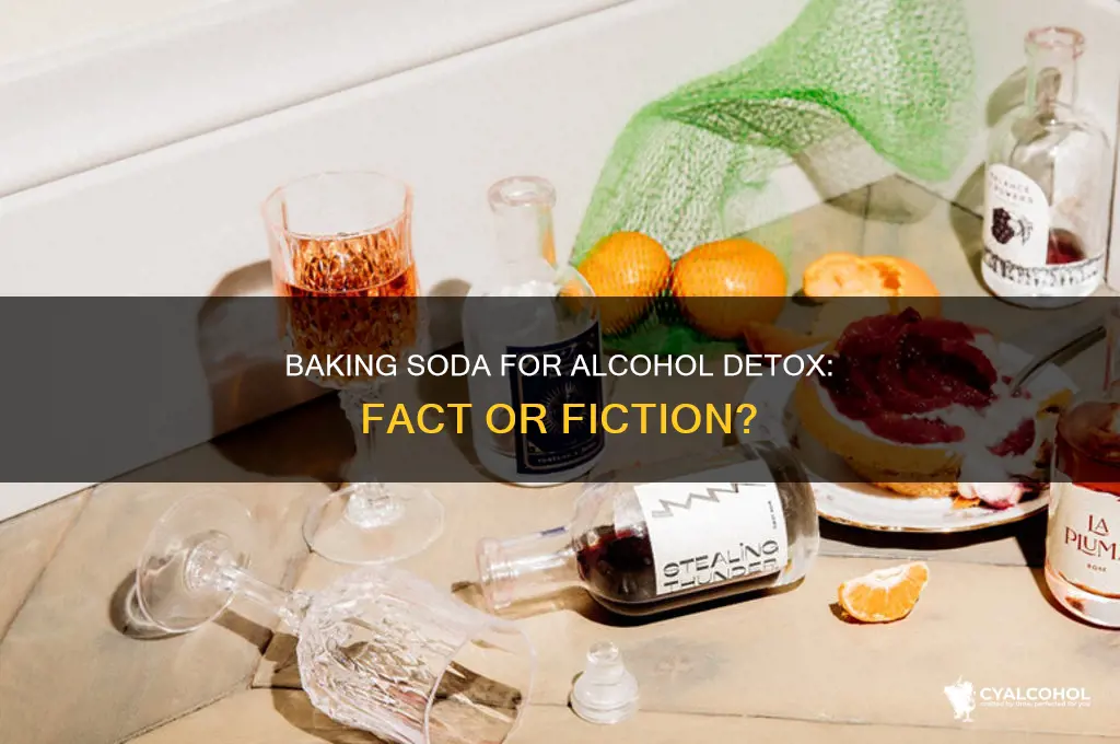 does baking soda work for alcohol