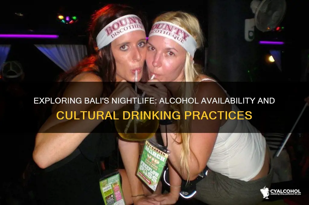 does bali have alcohol