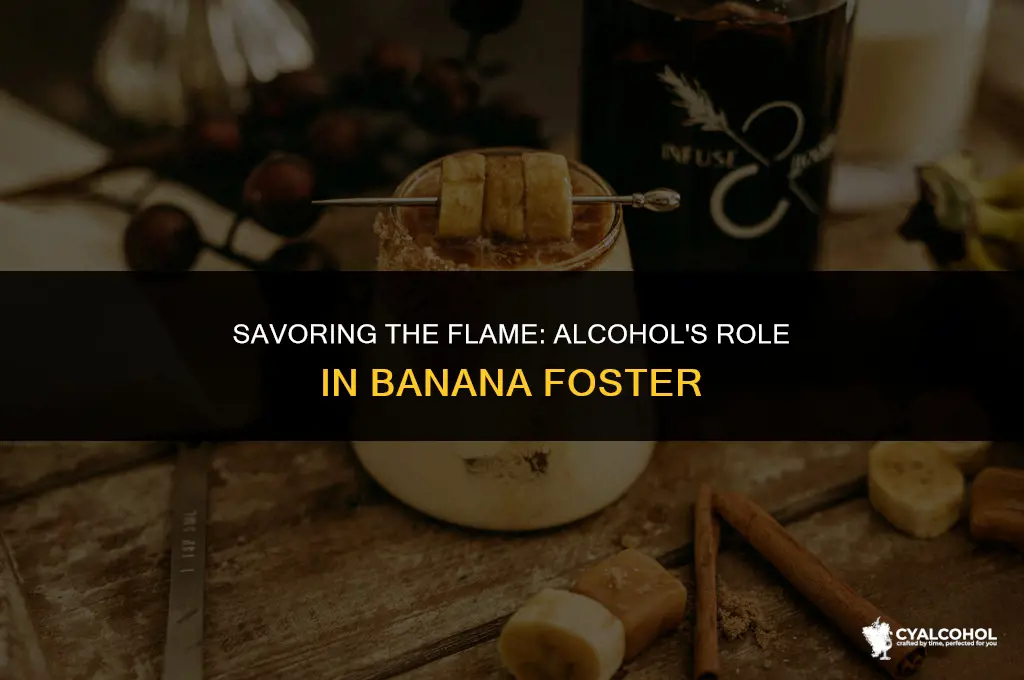 does banana foster have alcohol