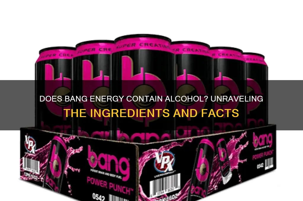 does bang energy have alcohol