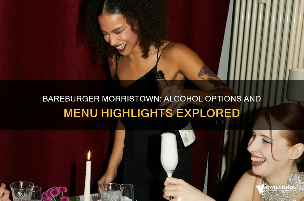 does bareburger in morristown have alcohol