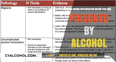 Intoxication: Alcohol Poisoning and its Meaning