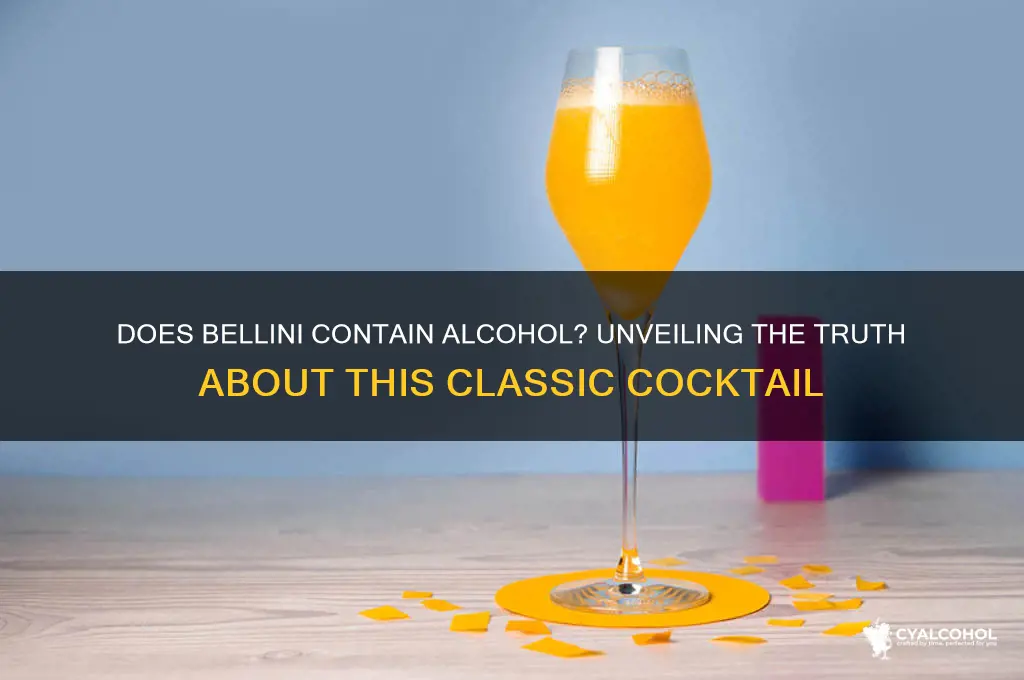 does bellini have alcohol