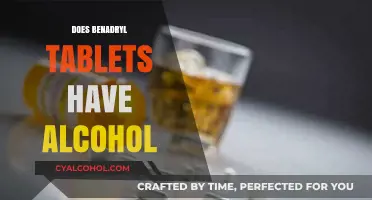 Unveiling the Truth: Benadryl Tablets and Alcohol Content