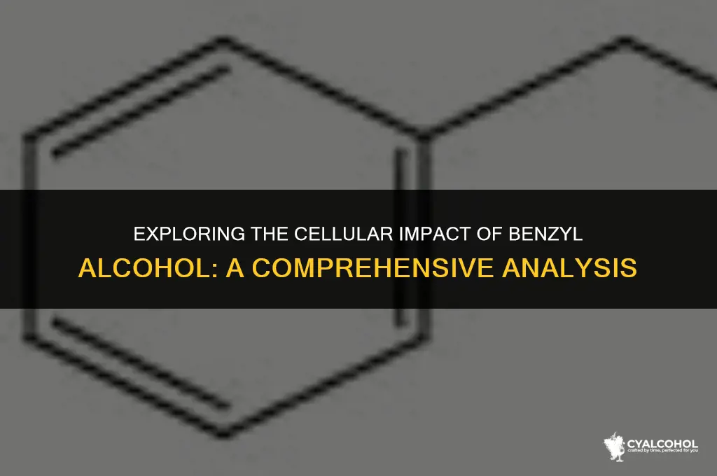 does benzyl alcohol hurt cells