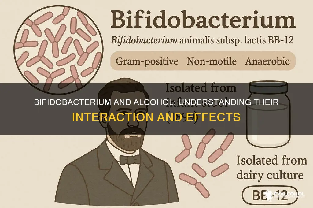 does bifidobacterium alcohol