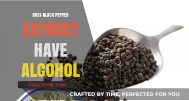 Black Pepper Extract and Alcohol: Unraveling the Truth Behind the Myth