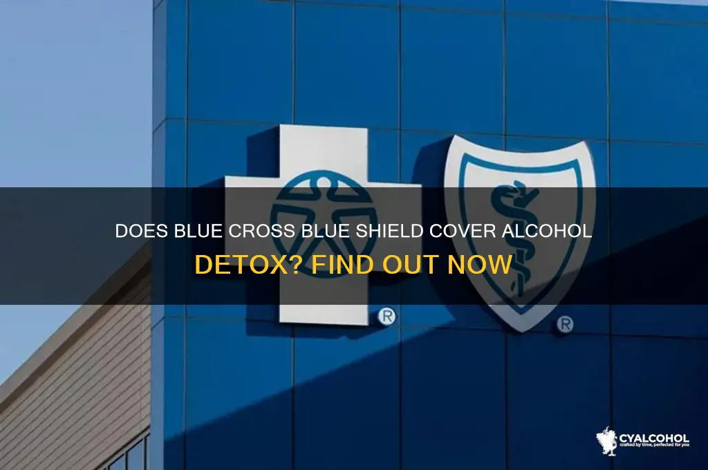 does blue cross blue shield cover alcohol detox