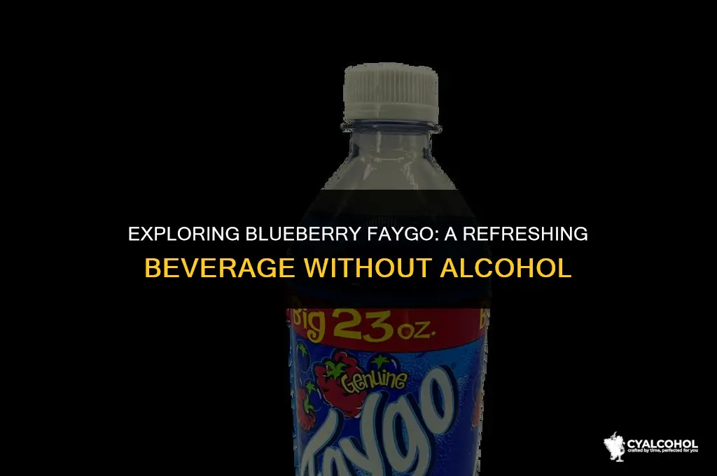does blueberry faygo have alcohol