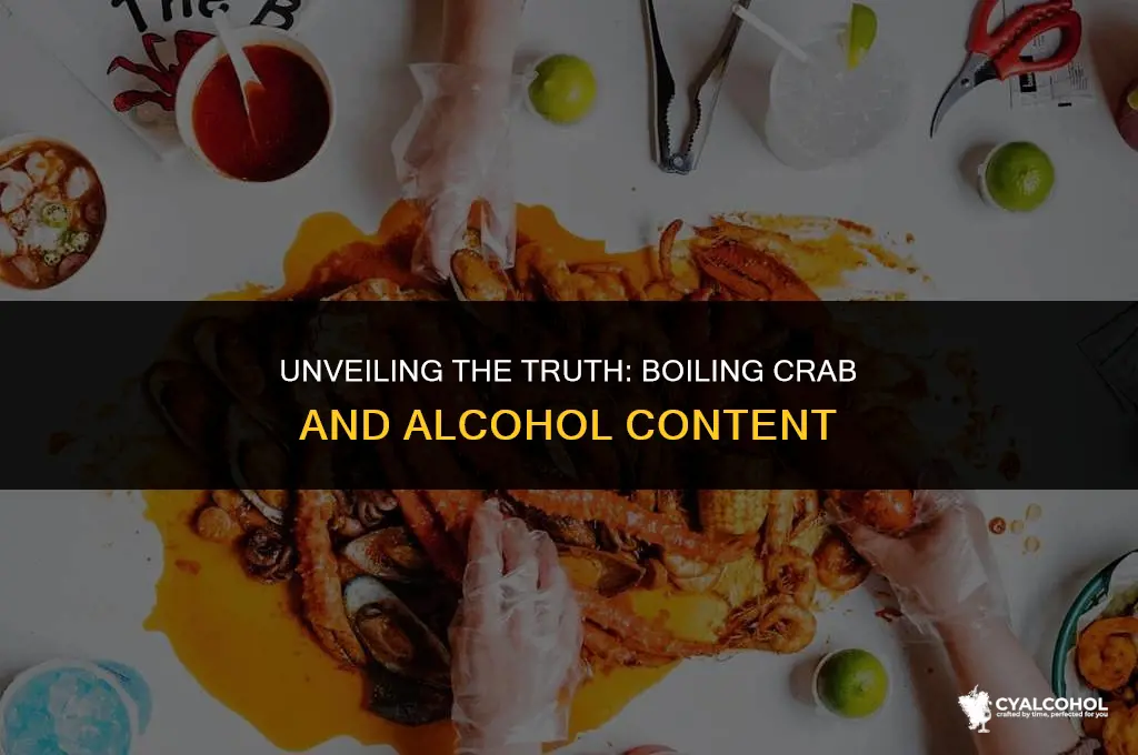 does boiling crab have alcohol