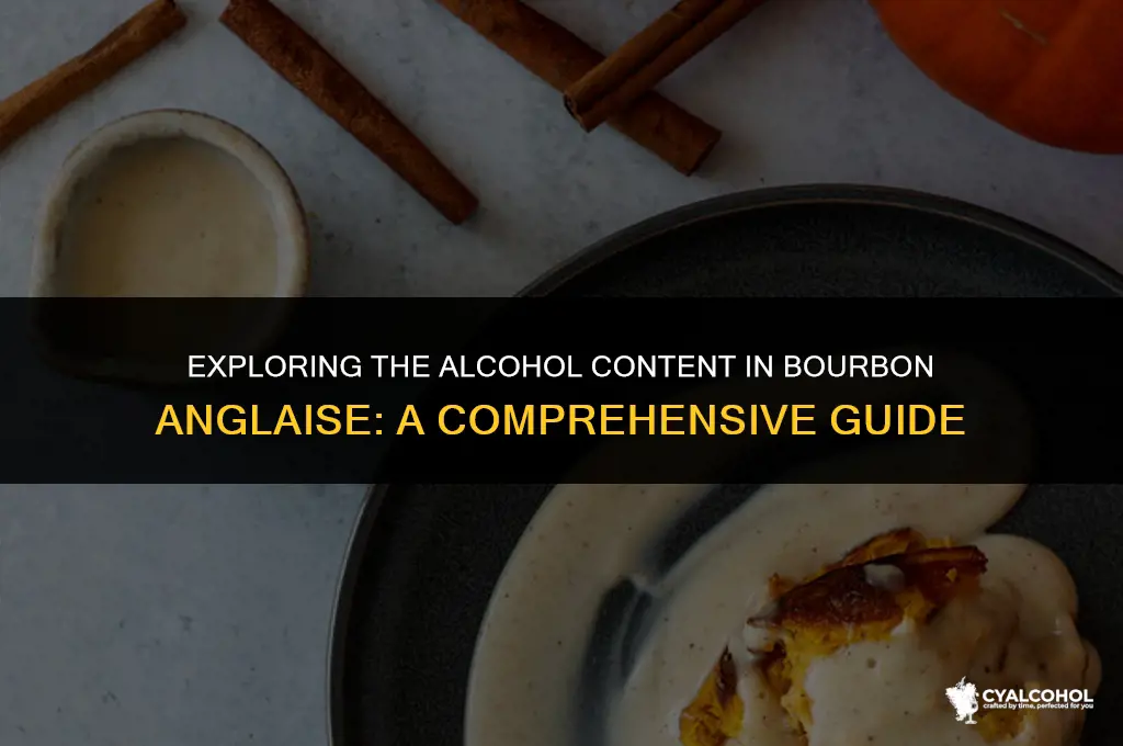 does bourbon anglaise have alcohol
