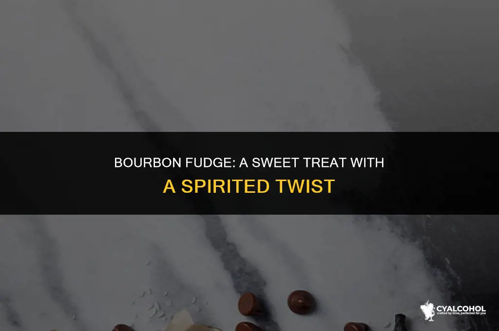 does bourbon fudge have alcohol