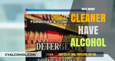 Exploring the Ingredients: Does Brake Cleaner Contain Alcohol?
