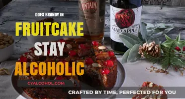 Does Brandy in Fruitcake Retain Its Alcohol Content Over Time?