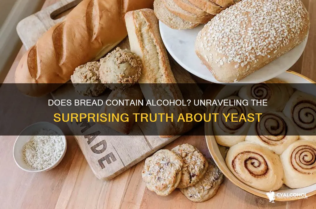 does bread have alcohol