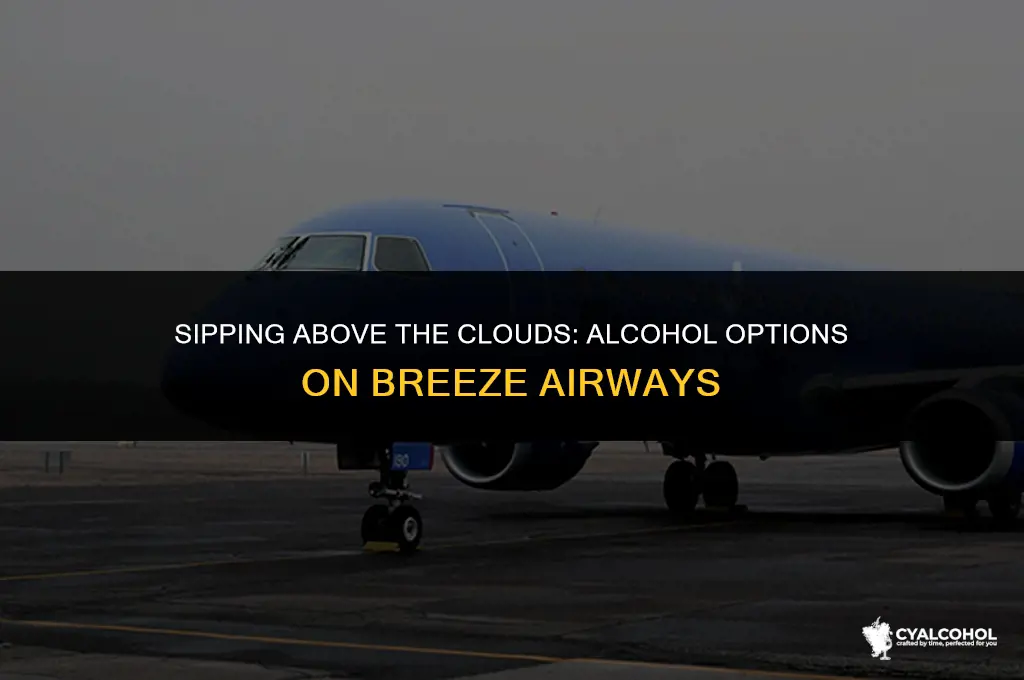 does breeze airways have alcohol