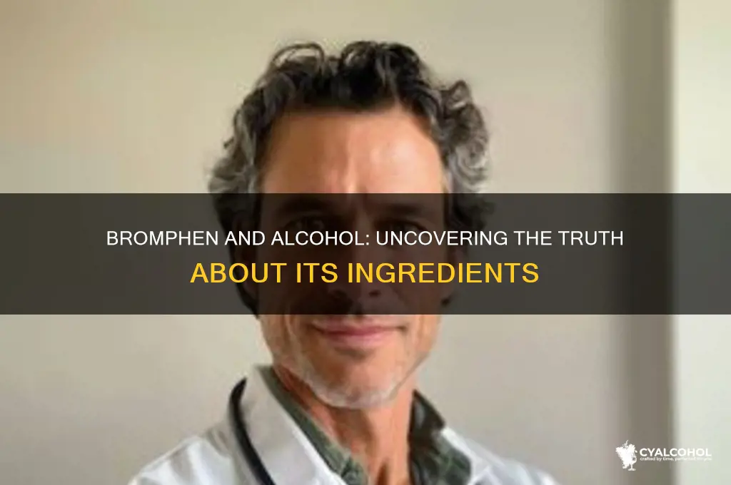 does bromphen have alcohol
