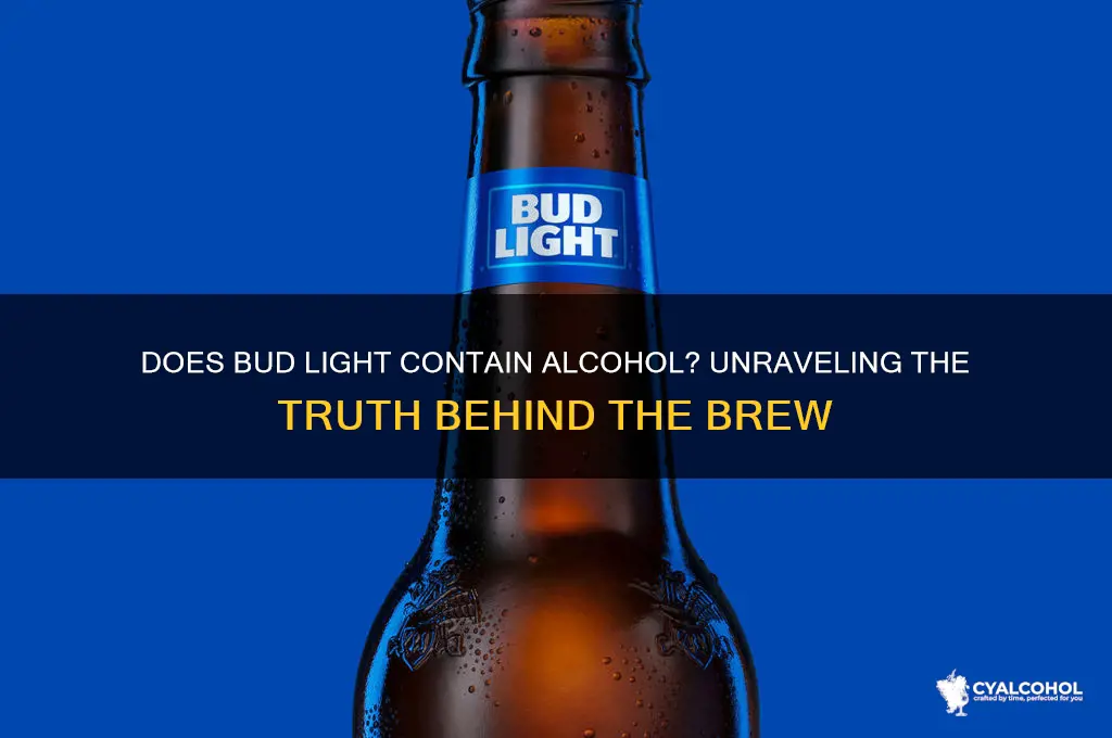 does bud light have alcohol