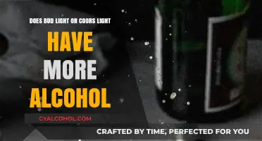 Bud Light vs Coors Light: Which Has More Alcohol?