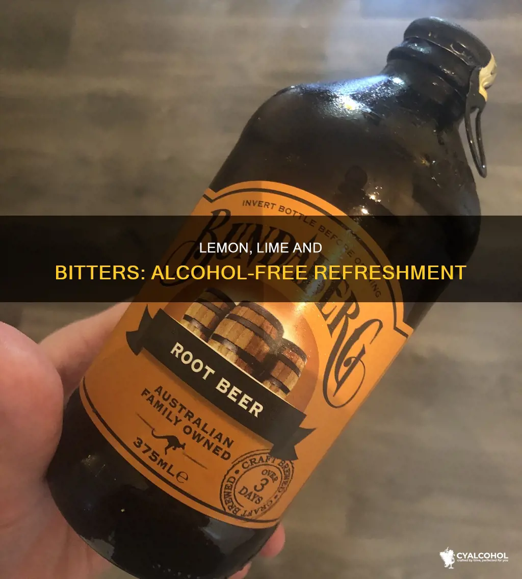 does bundaberg lemon lime and bitters have alcohol in it