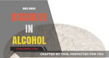 Exploring Solubility: Does Calcium Carbonate Dissolve in Alcohol?
