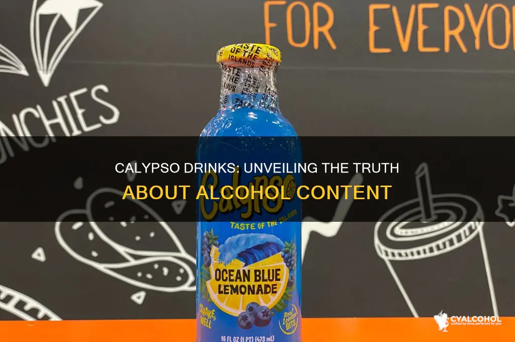 does calypso have alcohol