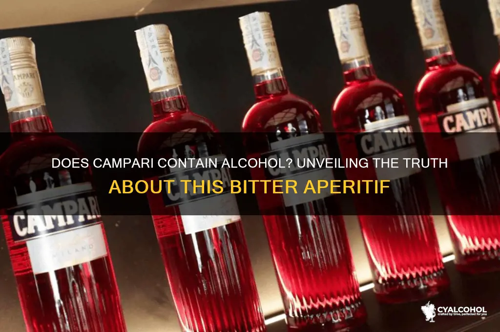 does campari have alcohol