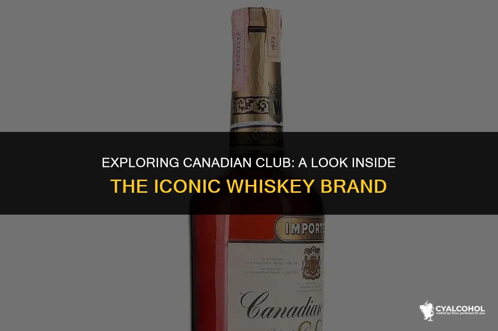 does canadian club have alcohol