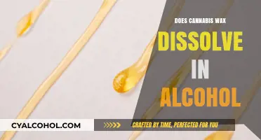 Does Cannabis Wax Dissolve in Alcohol? A Comprehensive Guide