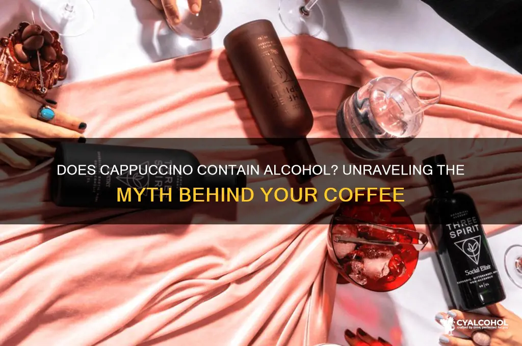 does cappuccino have alcohol in it