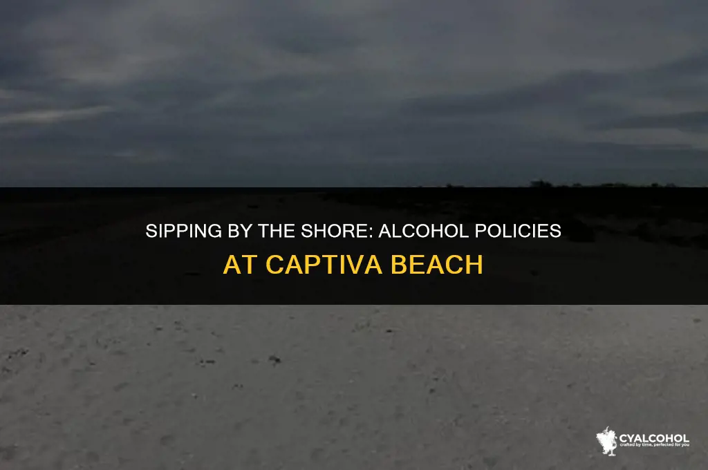 does captiva beach allow alcohol