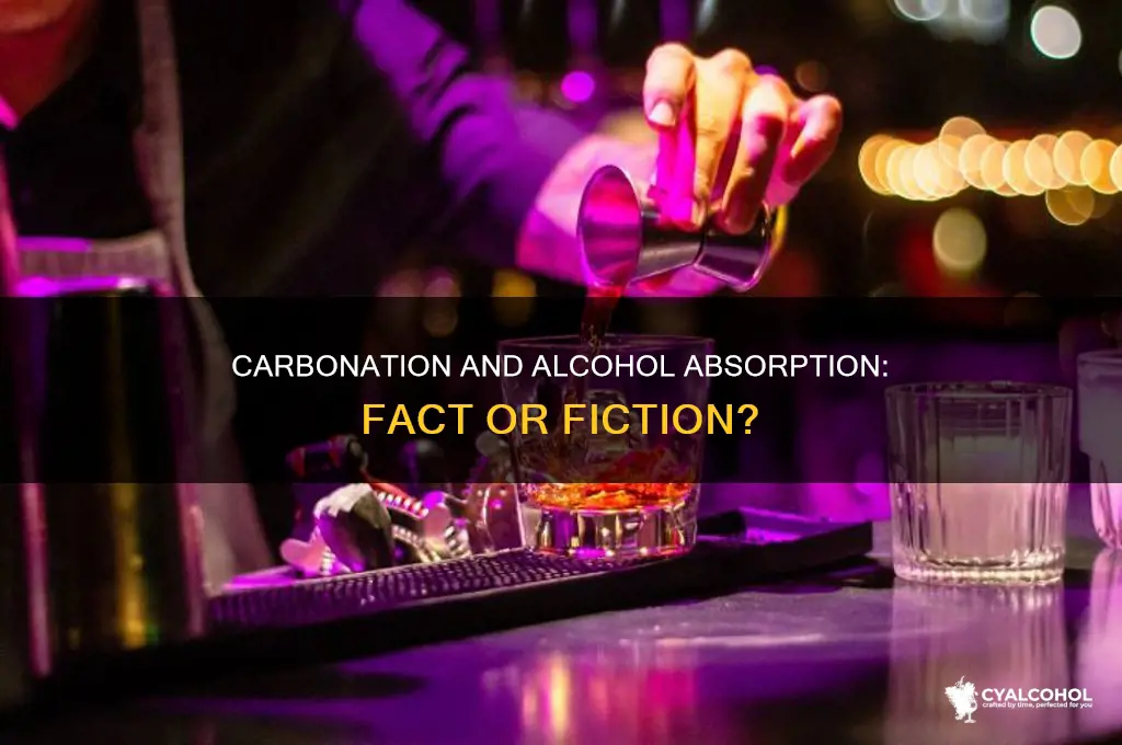 does carbonation speed up alcohol absorption