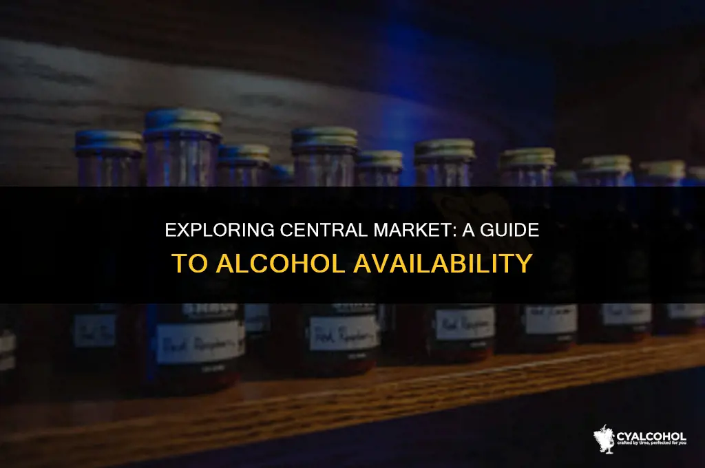 does central market have alcohol