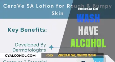 Does CeraVe Face Wash Contain Alcohol? Ingredients Explained