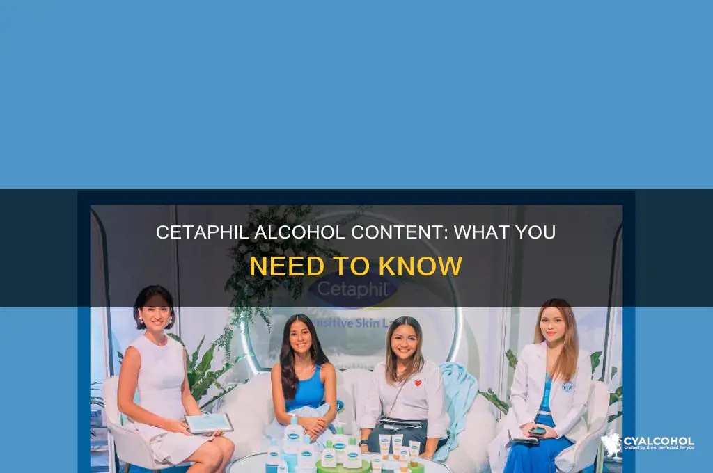 does cetaphil have alcohol in it